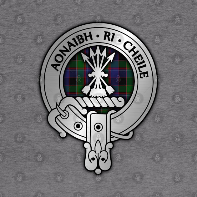 Clan Cameron Crest & Lochaber Tartan by Taylor'd Designs
